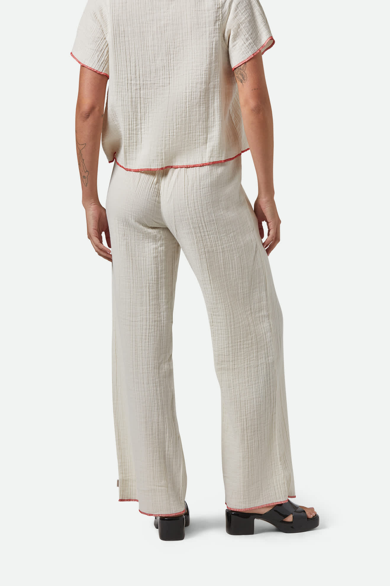 Wandering Hudson Lounge Pant - Off White - Image 6
